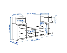 Изображение товара Хауга 524 white ИКЕА (IKEA) на сайте delmard.ru