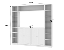 Изображение товара Билли 391 white ИКЕА (IKEA) на сайте delmard.ru