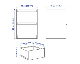 Изображение товара Мальм 113 beige ИКЕА (IKEA) на сайте delmard.ru