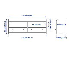 Изображение товара Хауга 332 white ИКЕА (IKEA) на сайте delmard.ru