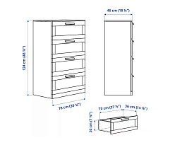 Изображение товара Бримнэс 14 white ИКЕА (IKEA) на сайте delmard.ru