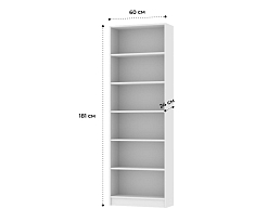 Изображение товара Билли 124 white ИКЕА (IKEA) на сайте delmard.ru